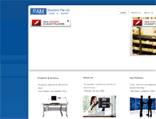 Tablet Screenshot of famsolutions.com.sg